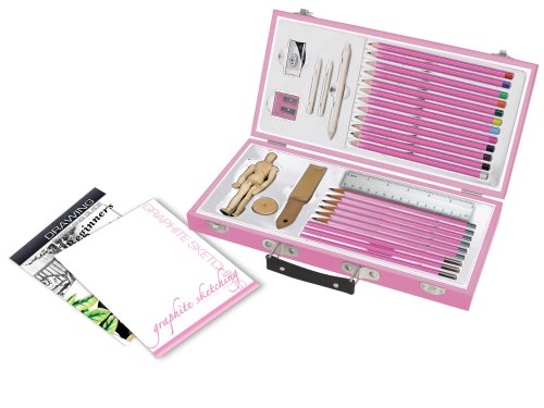 R&L Set pribora za skiciranje u kovčegu – 25 kom