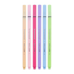 Bruynzeel Fineliners sada markerov 6ks - Pastel