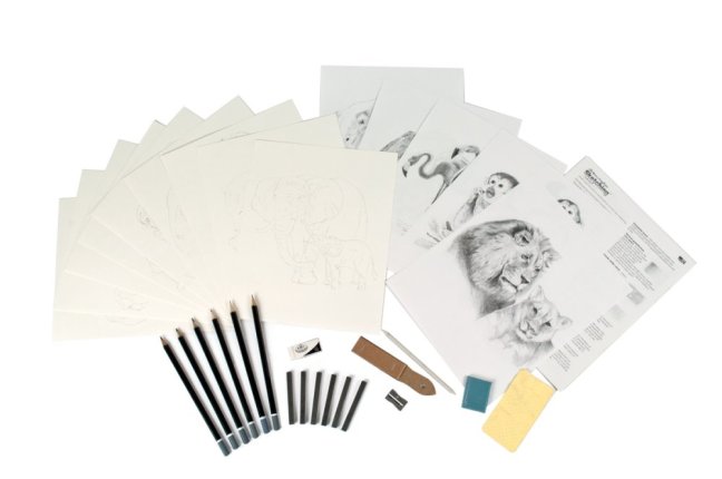 R&L Set creativo per schizzi – 33 pz
