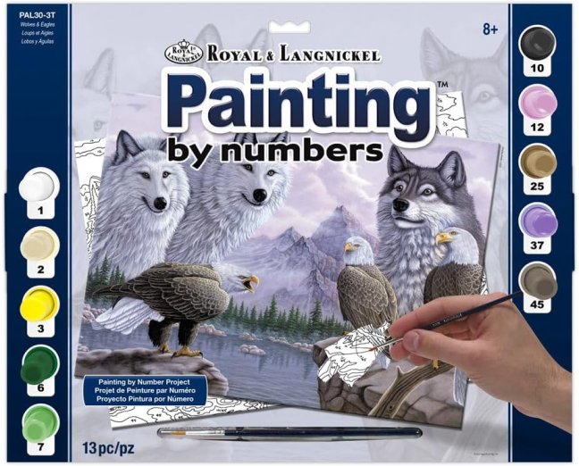 R&L Pittura con i numeri – Wolves & Eagles
