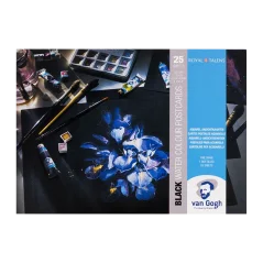 Van Gogh crni akvarelni papir - Razglednica - 25 listova