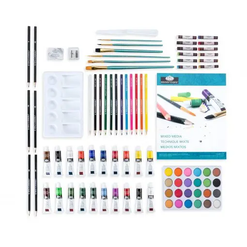 Royal Langnickel Mixed Media sada – Black Series – 100 ks