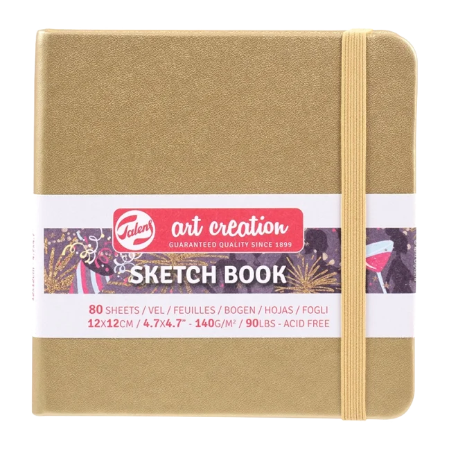 Blocco da disegno Art Creation 12x12cm - White Gold