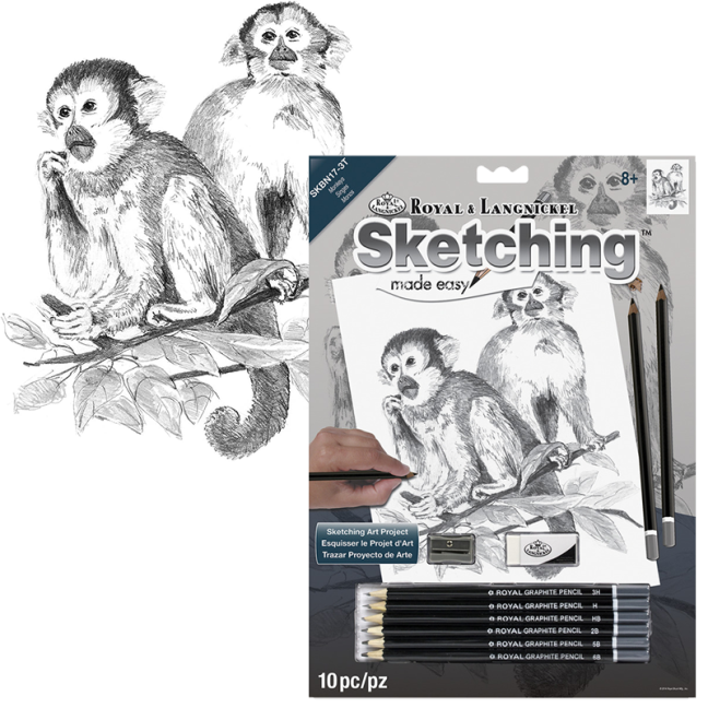 Royal & Langnickel vázlatkészlet motívummal - Majom