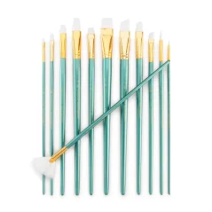 Pennelli con setole sintetiche mix - set da 12 pezzi - RSET-9316