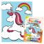 R&L Számozott kifestő gyerekeknek – Unicorn & Rainbow