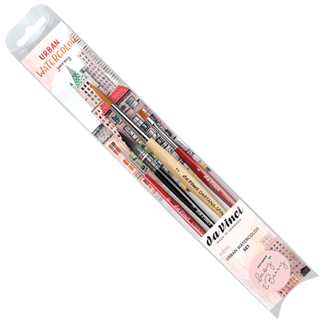 daVinci URBAN pennelli per acquerello - serie 5601