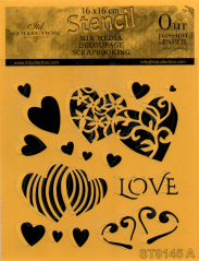 Šablona od folije - LOVE