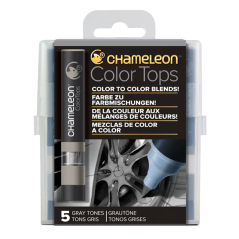 Chameleon Colour Tops set - Grey - 5ks