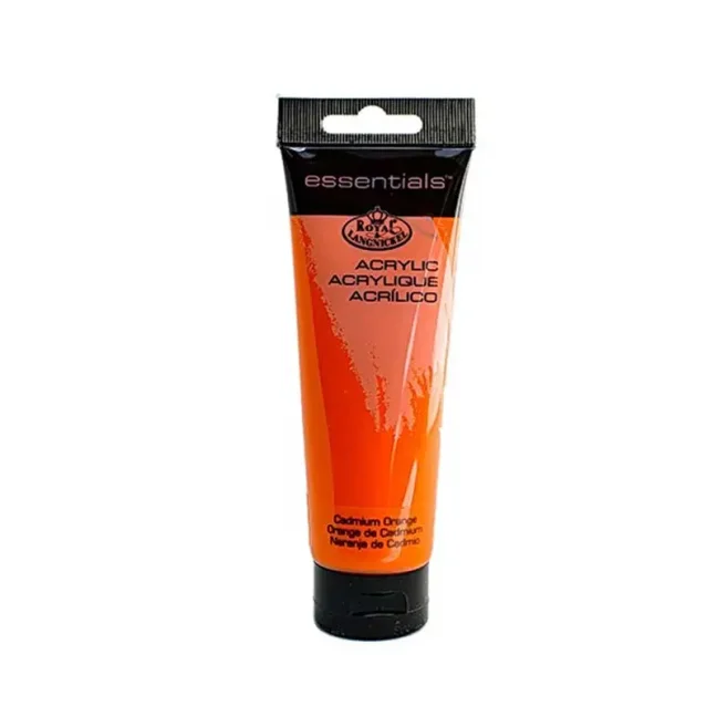 Colori acrilici Royal Langnickel Acrylic 120 ml - Royal & Langnickel colori acrilici: 109 - Cadmium Orange