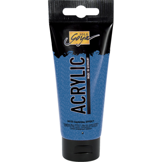 KREUL Colore acrilico Solo Goya – 100 ml - KREUL colore acrilico Solo Goya 100 ml - scegli la tonalità: 84155 - Saphire Blue Effect