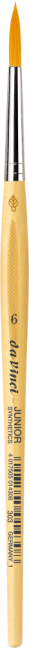 daVinci JUNIOR pennelli rotondi - serie 303 - scegli la misura - Seleziona la misura del pennello Da Vinci: 6