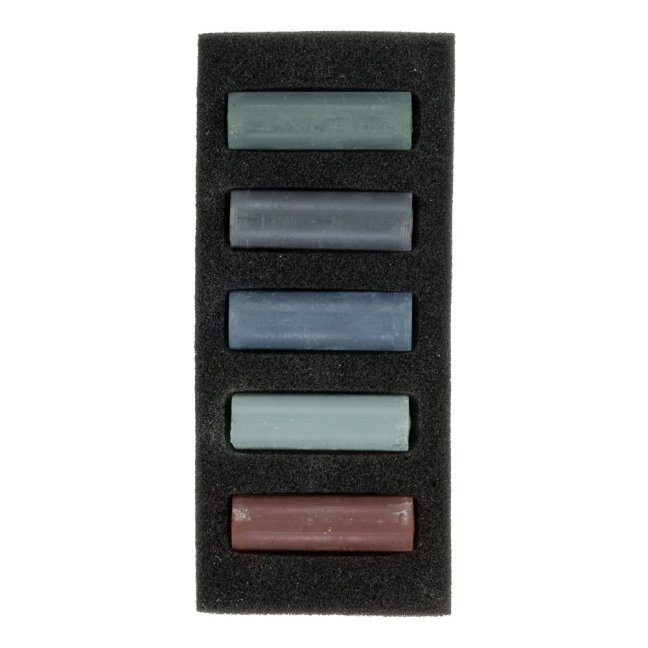 Pastello Secco REMBRANDT - Storm Greys - set di 5 mezzi pastelli