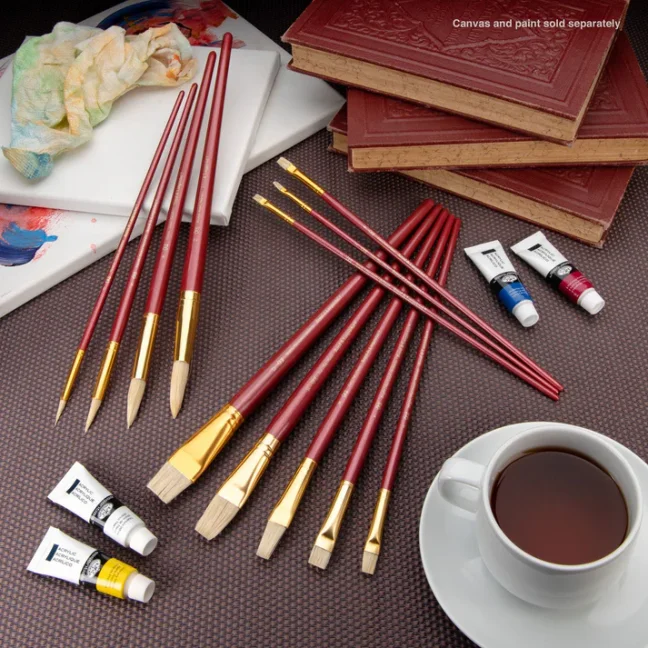 Pennelli con setole naturali mix - set da 12 pezzi - RSET-9319