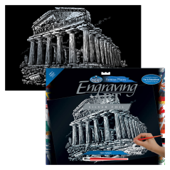 R&L Vyškrabovací obrázok – Parthenon