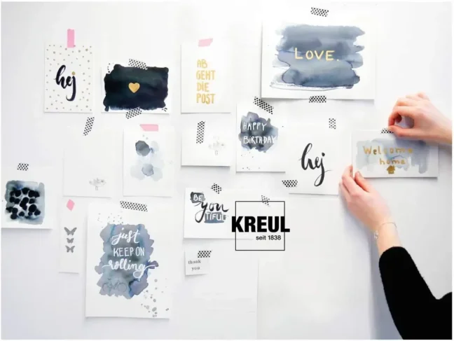 KREUL Set Paper Love per handlettering – 6 pz