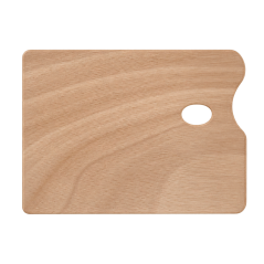 Tavolozza rettangolare in legno – varie dimensioni
