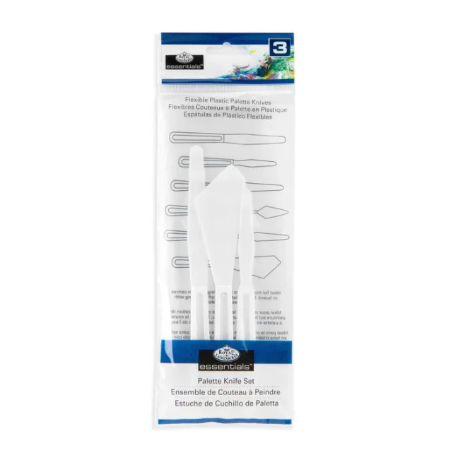 Set di spatole per pittura artistica Royal - 3 pezzi - RD72