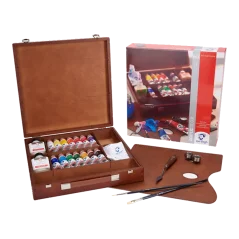 Colori acrilici Van Gogh - Inspiration box 14 x 40 ml + accessori