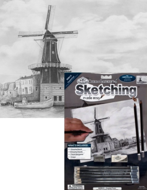 Set da disegno Royal & Langnickel con tema - Punto costiero