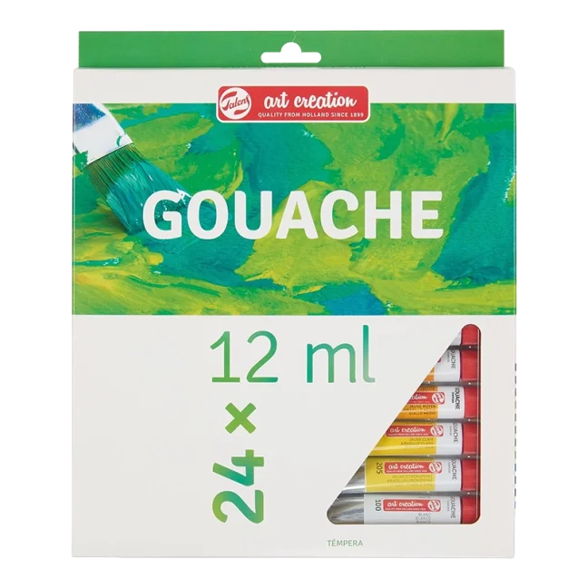 Colori Gouache Talens ArtCreation - set 24 x 12 ml