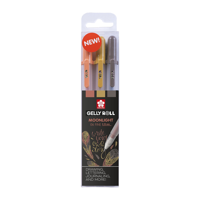 Sakura Gelly Roll Moonlight set 3 pezzi - Natura
