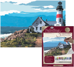 R&L Slikanje po brojevima na platnu – The Lighthouse