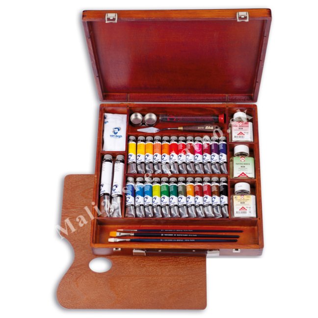 Olejové farby Van Gogh - Expert box 24 x 20 ml, 2 x 60 ml
