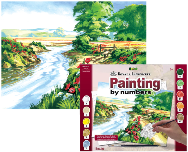 R&L Pittura con i numeri – Poppy Field