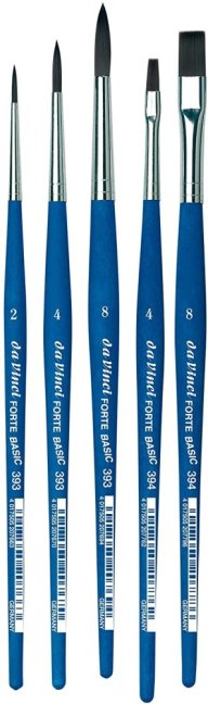 daVinci set di pennelli sintetici - 3504