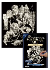 R&L Vyškrabovací obrázek svítící ve tmě – Monsters