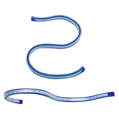 Righello curvo in vinile - 30 cm