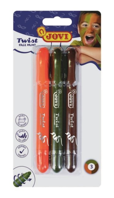 JOVI Farby na tvár - Twist Girl - 3 ks