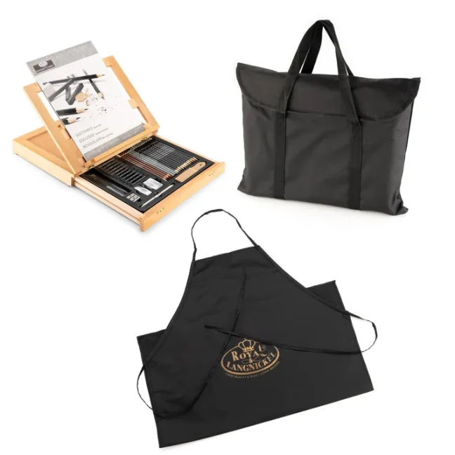 Putni set za skiciranje Royal Langnickel - set od 44 kom