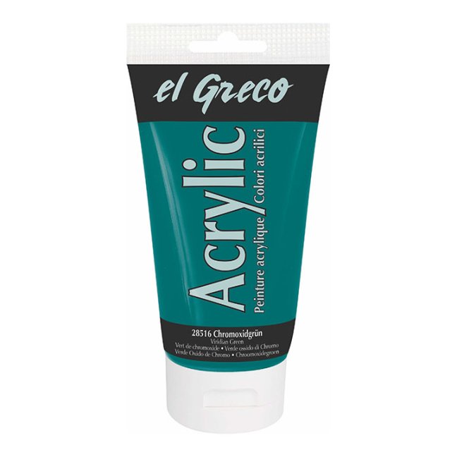 KREUL Colore acrilico El Greco 150 ml - KREUL colore acrilico El Greco 150 ml - scegli la tonalità: 28516 - Viridian Green