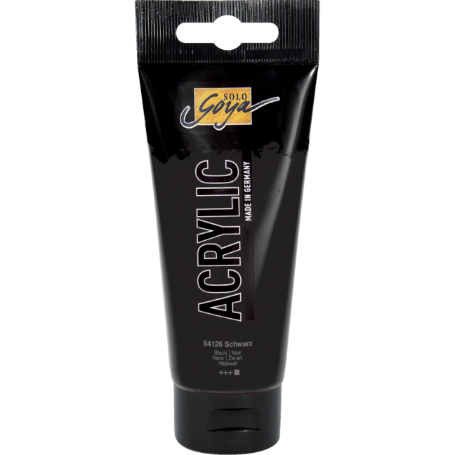 KREUL Colore acrilico Solo Goya – 100 ml - KREUL colore acrilico Solo Goya 100 ml - scegli la tonalità: 84126 - Black
