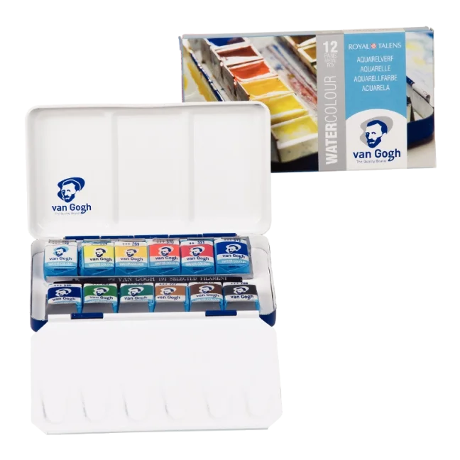 Akvarell Van Gogh - 12 csésze készlet