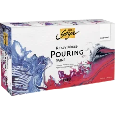 KREUL sada pro pouring, připravená k použití - 6 x 80 ml