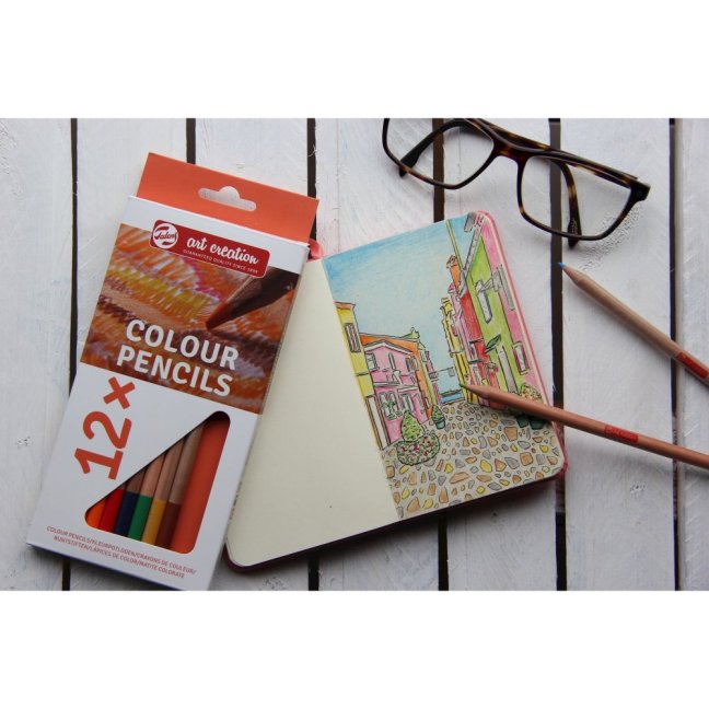 Set di matite colorate ArtCreation - 12 pezzi