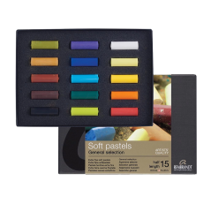 Pasteluri uscate REMBRANDT – set de 15 jumătate de pasteluri