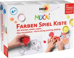 KREUL Sada farieb MUCKI – paintbox miešanie – prstové farby