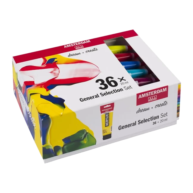 Amsterdam akril festékek - 36 x 20 ml készlet - General selection