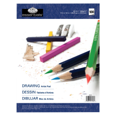 Bloc de hârtii pentru desen Royal & Langnickel 100 de coli