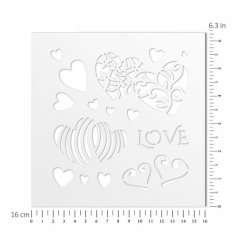 Stencil in pellicola - LOVE