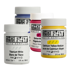 GOLDEN Soflat Matte Akrylové farby - 59 ml - vyberte odtieň