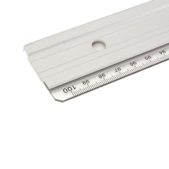 Leniar hliníkové pravítko s T-profilom s plastovou stupnicou
