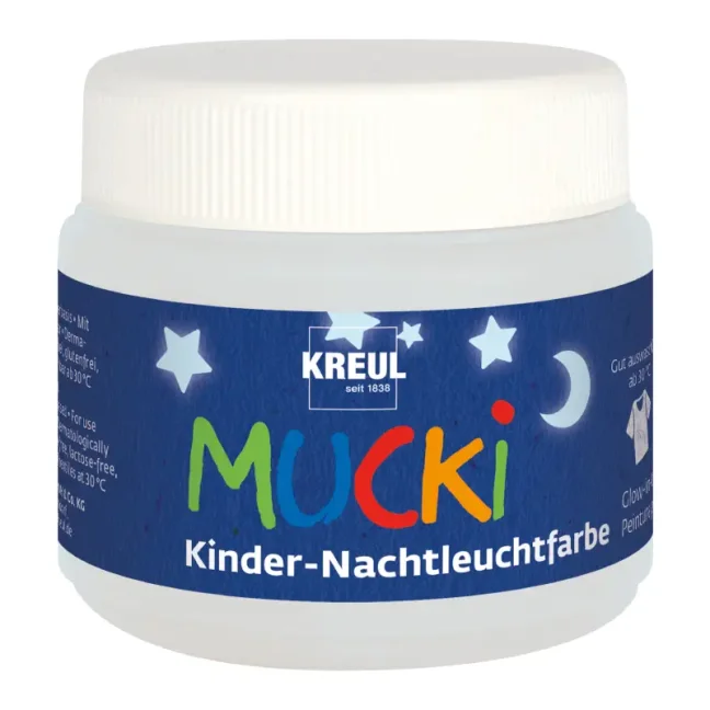 KREUL vernice per bambini fosforescente MUCKI - 150 ml