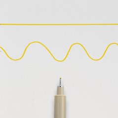 Tehnička olovka SAKURA Pigma Micron® Yellow - odaberite veličinu vrha