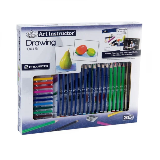 R&L Set da schizzo con istruttore – 36 pezzi