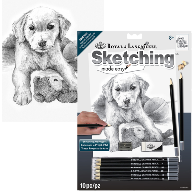 Set da disegno Royal & Langnickel con tema - Cucciolo